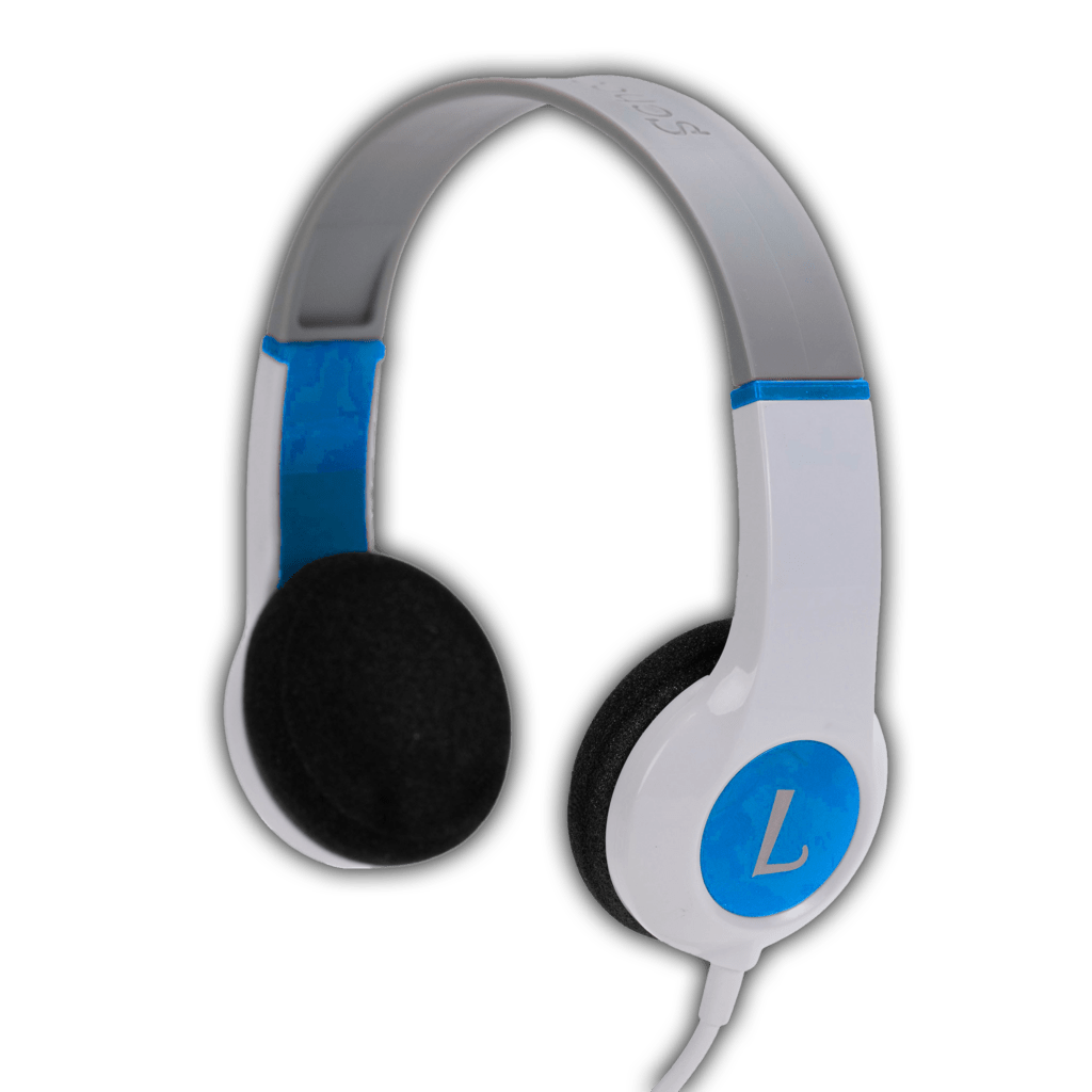 K6d - small / kids sized modular school headphones with interchangeable cables and optional SpringBoom™ microphone