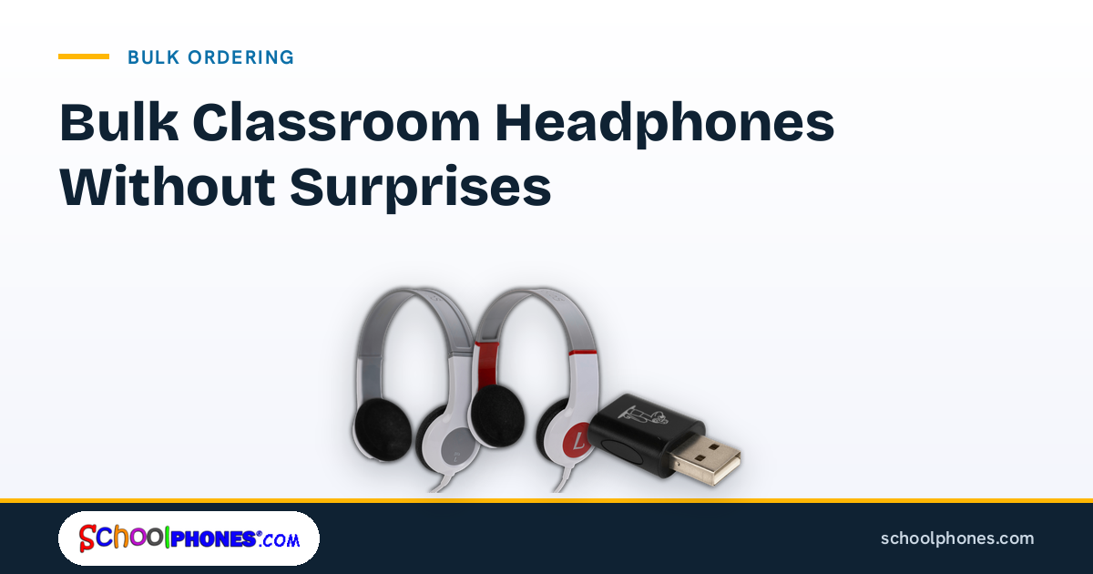 How to Buy Classroom Headphones in Bulk Without Creating Compatibility Problems