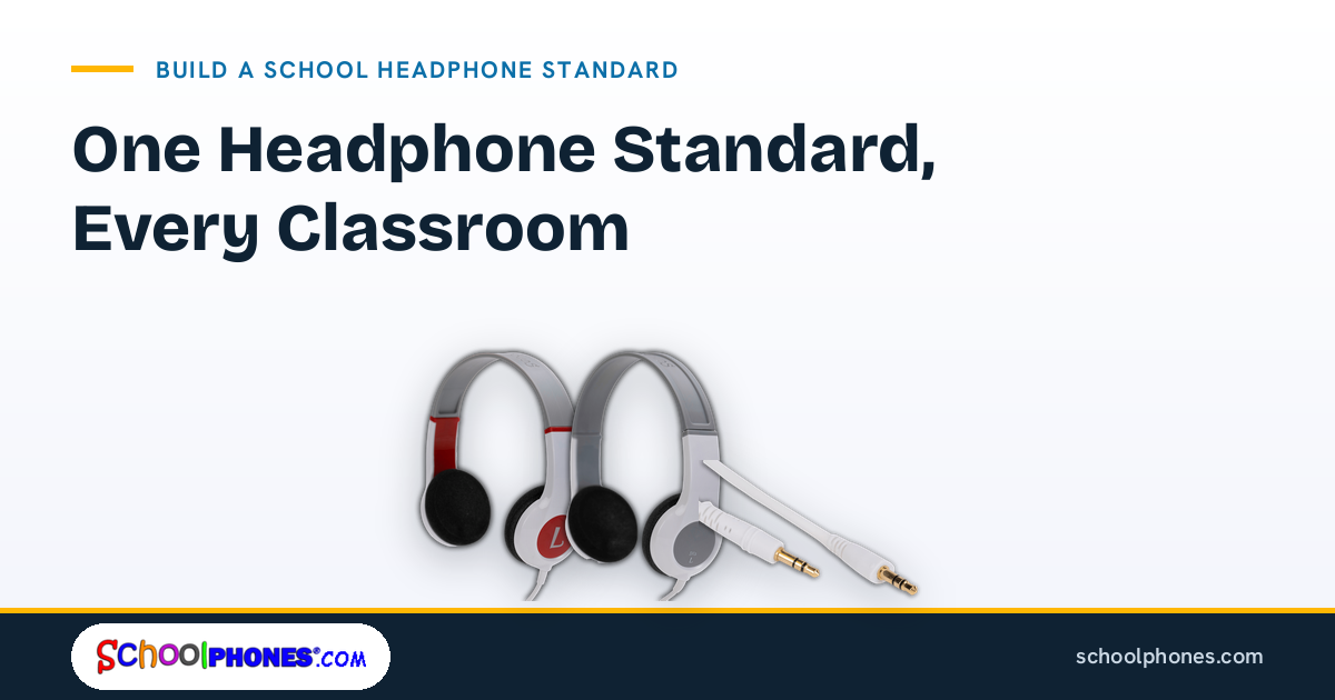 How to Build a School Headphone Standard: Specs, Labels, and Replacement Rules