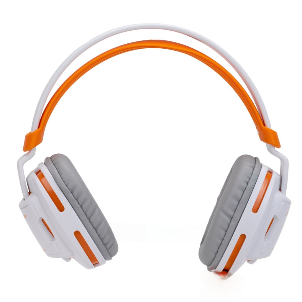 Durable bulk kids headphones and school headphones by SchoolPHONES®, designed for classroom and educational use.