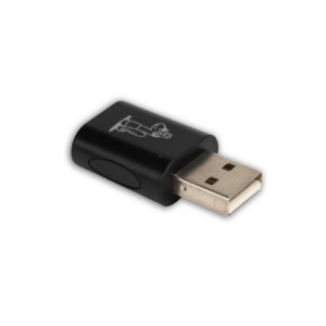 USB-A to 1/8in / 3.5mm CTIA/ASH headset audio adapter